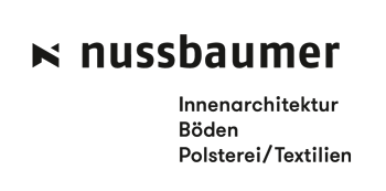 Logo nussbaumer wirkt im raum